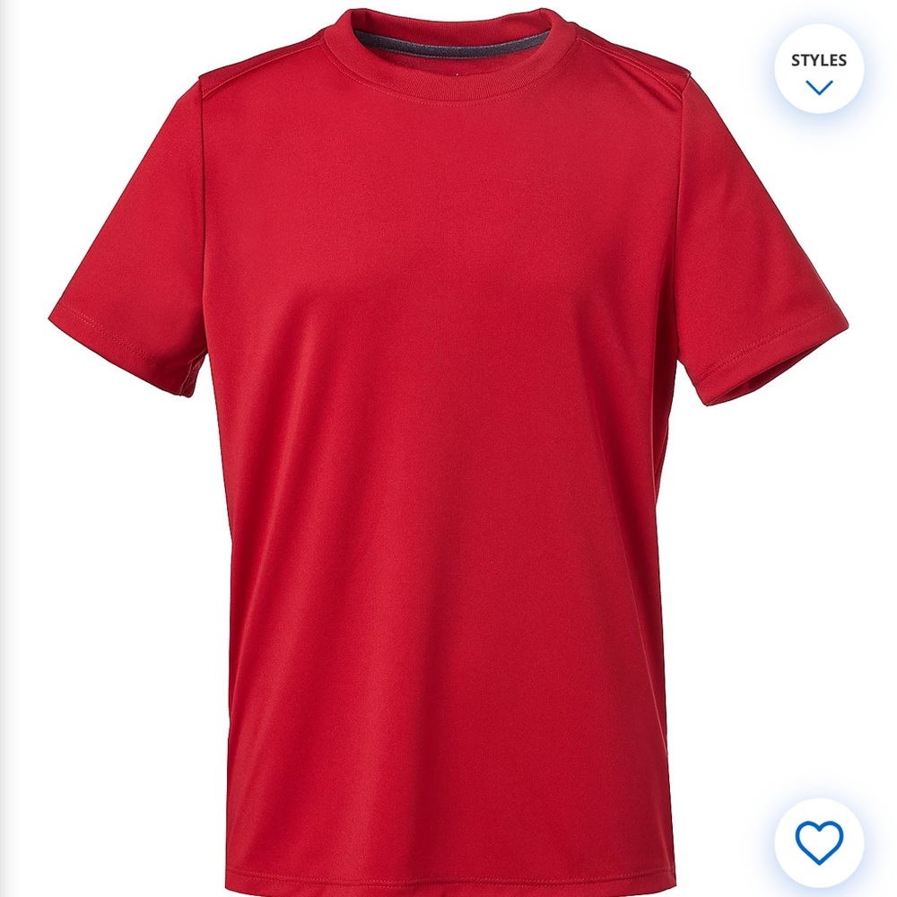 BCG Bold Red Crew Neck Tee